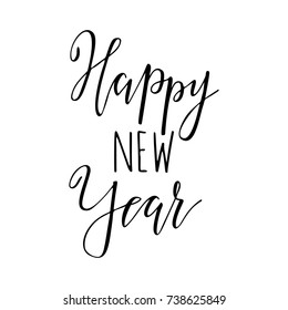 Vector illustration of Happy New Year lettering