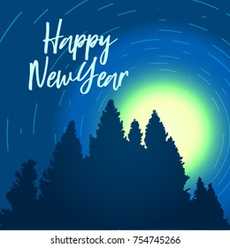 Vector illustration of happy new year