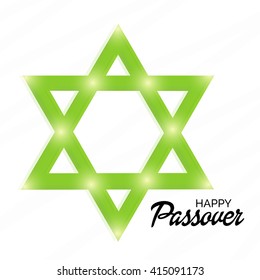 Vector illustration of Happy Passover.