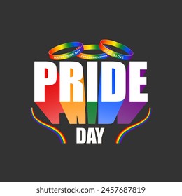 Ilustración vectorial de la Plantilla de noticias de Happy Pride Month en las redes sociales