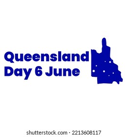 Vector Illustration Of Happy Queensland Day, Queensland Australia Themed Decorative Element