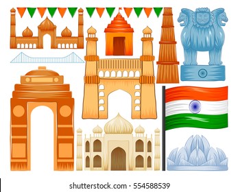 vector illustration of Happy Republic Day of India patriotic background