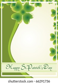 vector illustration for happy st. patrick's day
