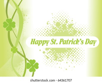 vector illustration for happy st. patrick'ss day
