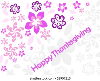 vector illustration for happy thankgiving day