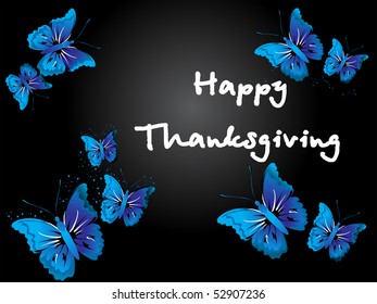 vector illustration for happy thankgiving day