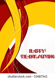 vector illustration for happy thanksgiving day