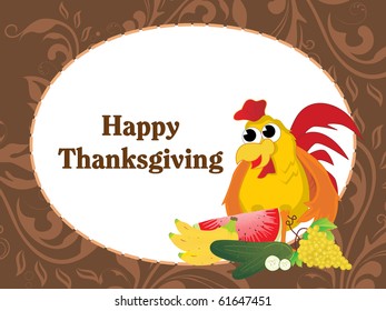 vector illustration for happy thanksgiving day