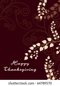 vector illustration for happy thanksgiving day