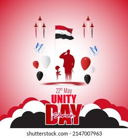 Vector illustration for Happy Unity Day Yemen. svg