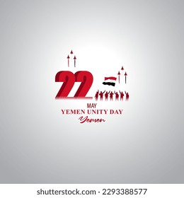 Vector illustration for Happy Unity Day Yemen social media story feed set mockup template svg