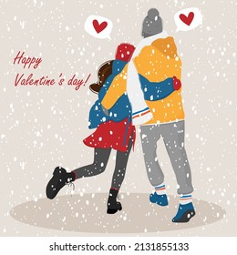 Vector illustration Happy Valentines day