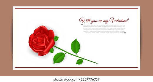 Vector illustration of Happy Valentine's Day concept background