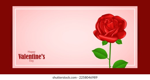 Vector illustration of Happy Valentine's Day concept background