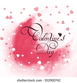  Vector Illustration of Happy Valentine's Day background.