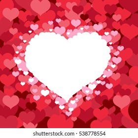 Vector illustration - Happy Valentines Day. Holiday Design. 