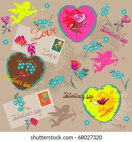 Vector illustration Happy Valentine's Day