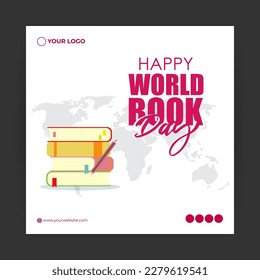 Vector illustration for Happy World Book Day