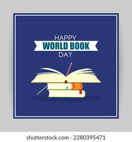 Vector illustration for Happy World Book Day