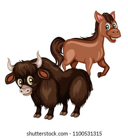 Yak Cartoon Images, Stock Photos & Vectors | Shutterstock