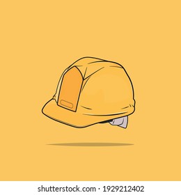 Vector illustration of a hard hat 