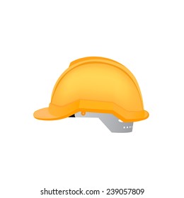 ilustração vetorial de hardhat contra fundo branco