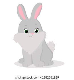 
vector illustration hare cartoon