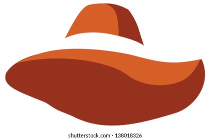 Vector illustration of a hat