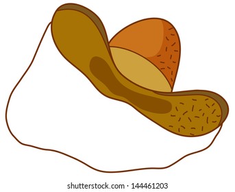 Vector illustration of a hat