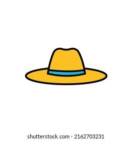 Vector illustration of hat holiday