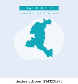 Vector illustration vector of Haut-Katanga map Democratic republic of the Congo