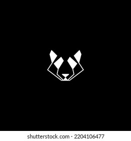 Vector illustration head of bear logo