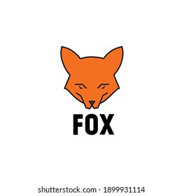 Vector Illustration Of Head Fox