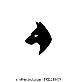 Vector illustration head of a fox