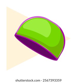 Vector illustration of headgear and cap icon. Collection of headgear and accessory stock symbol for web.