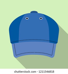 Vector illustration of headgear and cap logo. Set of headgear and accessory stock vector illustration.