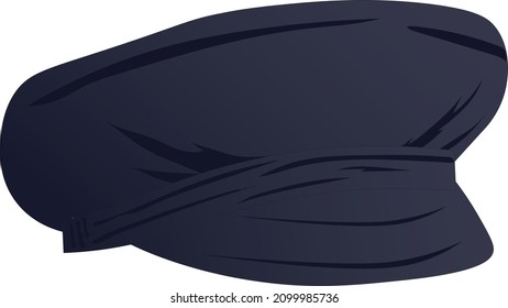 Vector illustration of headgear and cap symbol. Collection of headgear and accessory vector icon for stock.