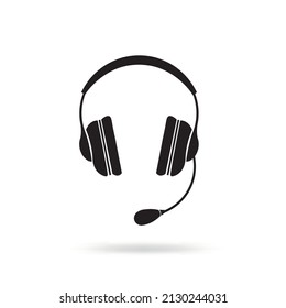 vector illustration headphone desing template.