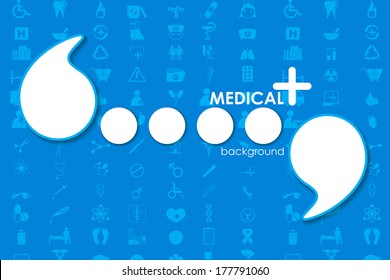 vector illustration of Healthcare and Medical template