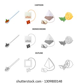 Vector illustration of healthy and floral  symbol. Collection of healthy and gradient stock vector illustration.