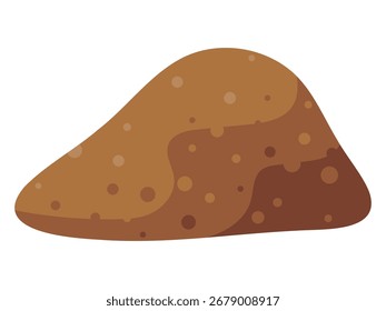 Vector Illustration of Healthy Soil and Compost