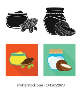 Vector illustration of healthy  and vegetable  logo. Set of healthy  and agriculture stock vector illustration.