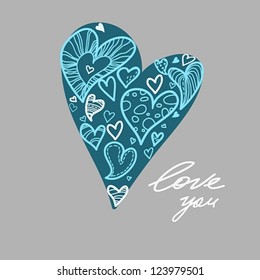 Vector illustration of heart