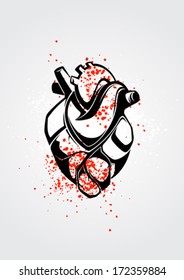 Vector illustration of heart