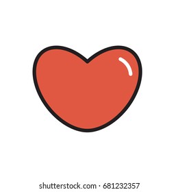 Vector illustration of heart