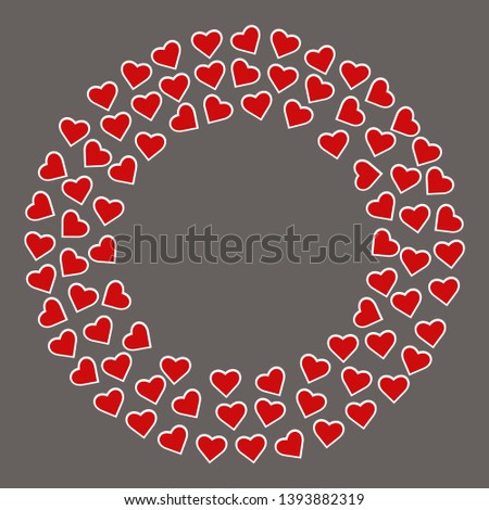 Vector illustration with heart background for speed dating event, speed dating party, love party, fast dating, speed date. Romance, romantic date, relationship, love. Vector EPS 10.