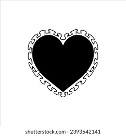 ilustración vectorial del corazón con concepto