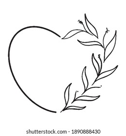 Ilustración vectorial del diseño gráfico cardíaco, icono, dibujo de tatuajes artísticos, logotipo, uso impreso