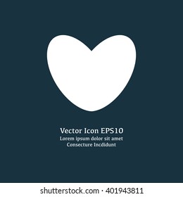 Vector illustration of heart icon
