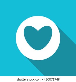 Vector illustration of heart icon